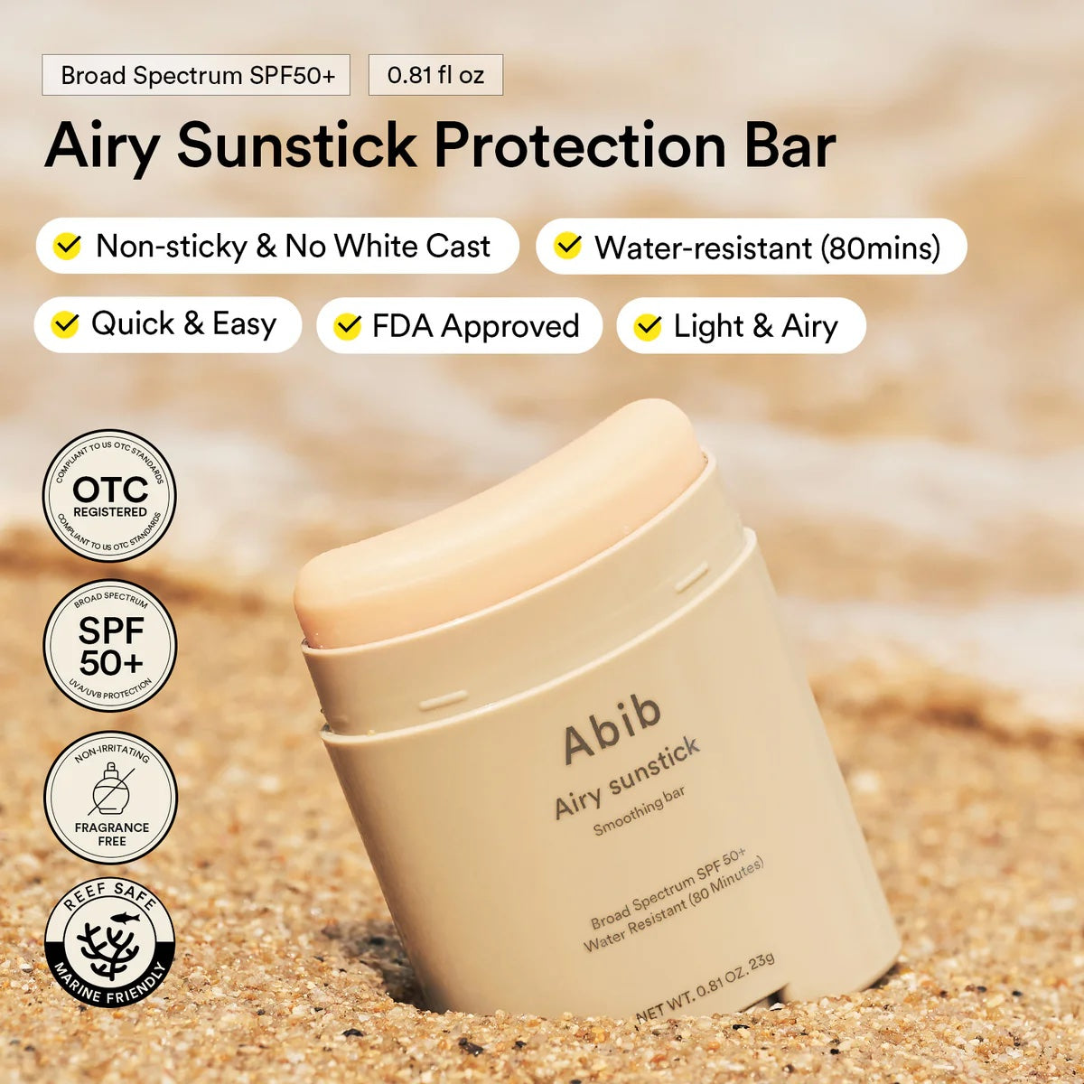 Airy Sunstick Smoothing Bar 23g