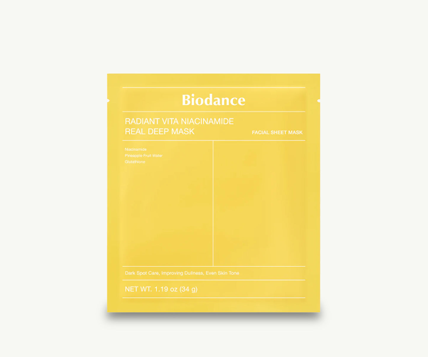 Radiant Vita Niacinamide Real Deep Mask 34g